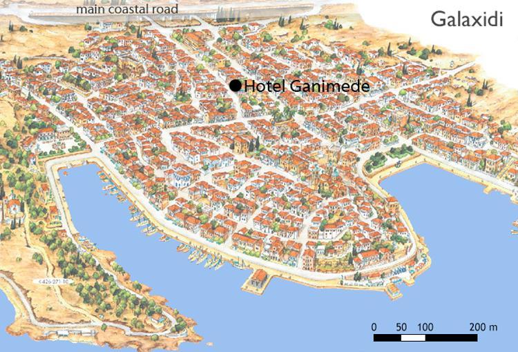 Ganimede Hotel, Galaxidi Bagian luar foto